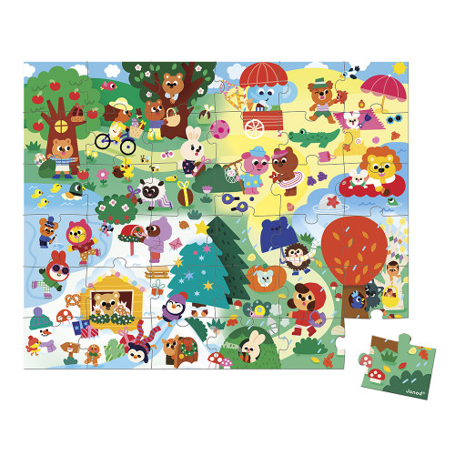 PUZZLE LAS 4 ESTACIONES 36 PIEZAS - Imagen 2
